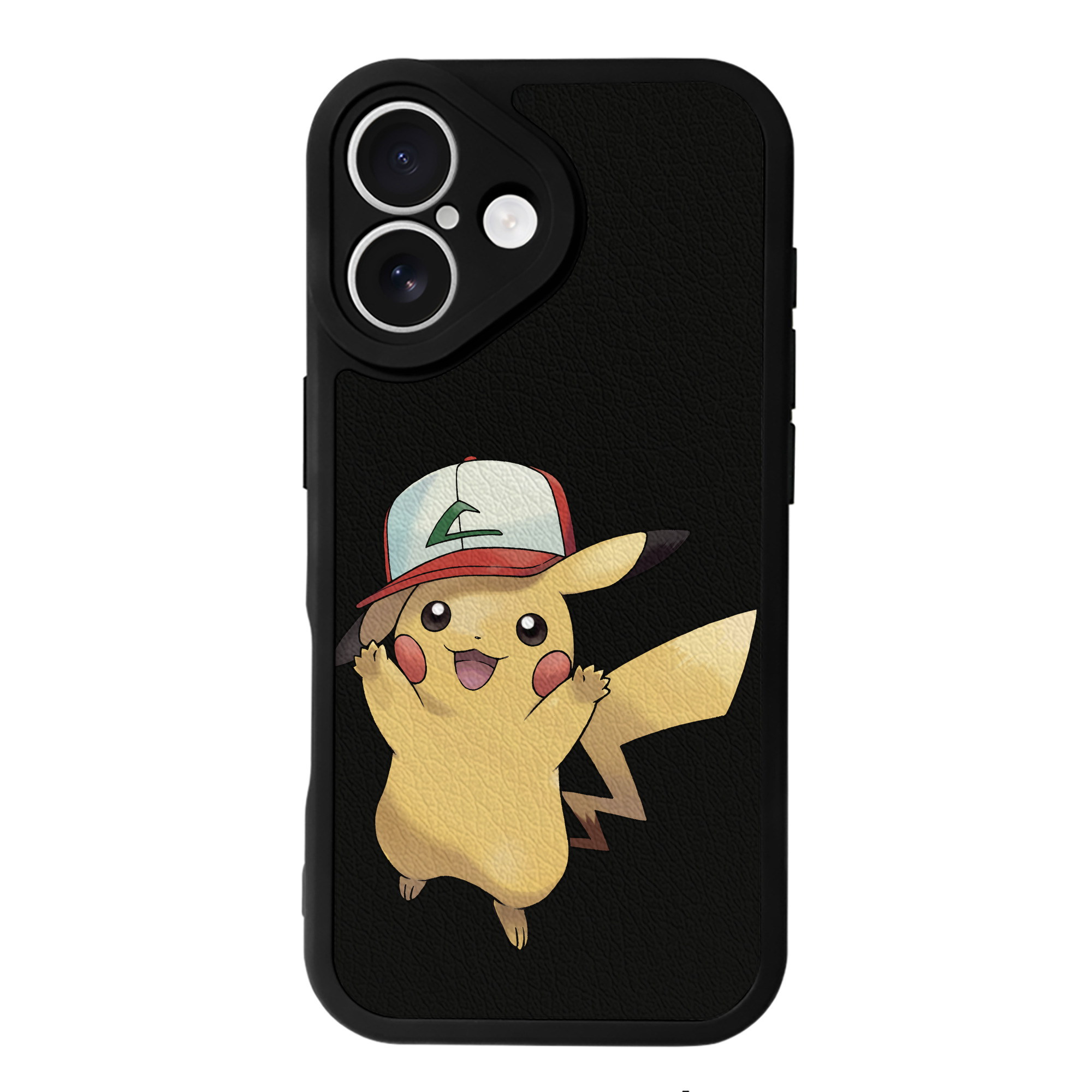（画像用） ポケットモンスター Pokémon 【iPhone 16シリーズ対応】シリコンスマホケース（レザー調） 材質：シリコン